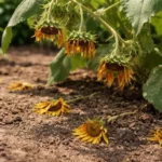 how to prevent blossom drop on with dropped blossoms around the stems