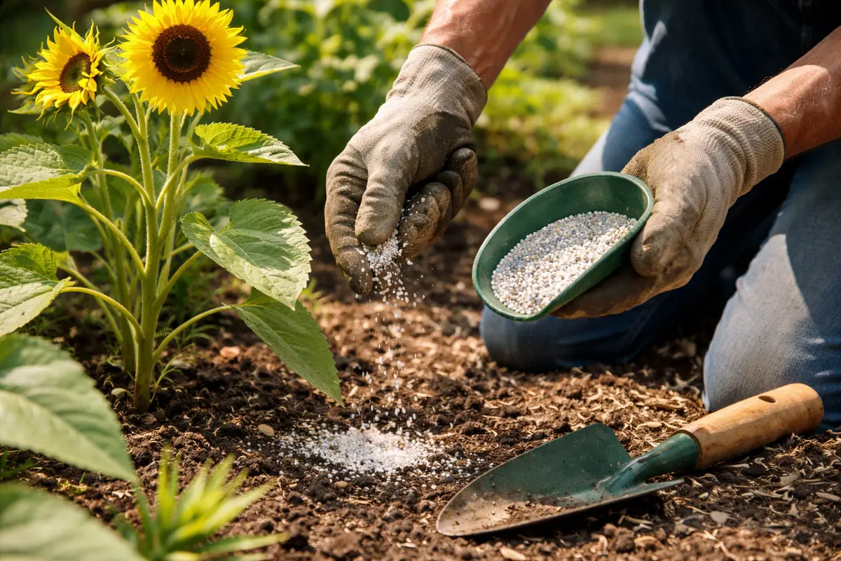 how to prevent blossom drop fertilize sunflowers to aid recovery from heat