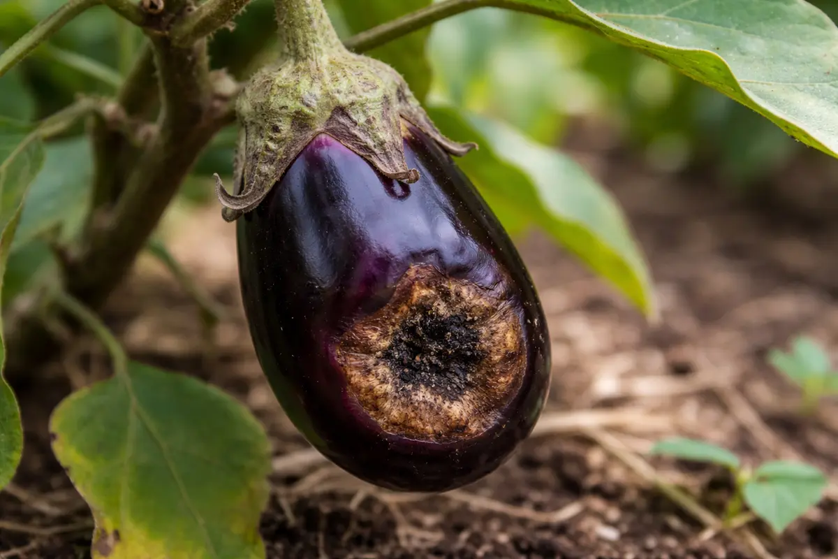 how to prevent blossom end with damaged fruit visible on the plant