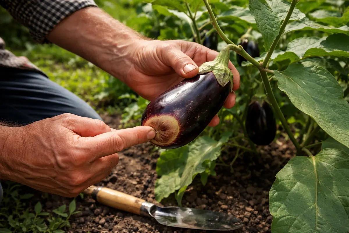 how to prevent blossom end rot in inspect eggplants for nutrient deficiencies