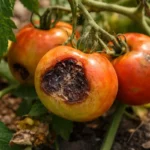 how to prevent blossom end with damaged fruit visible on the plant