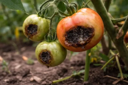 how to prevent blossom end with damaged fruit visible on the plant