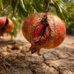 how to prevent fruit drop with damaged fruit visible on the plant