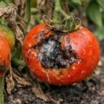 how to prevent fruit rot with damaged fruit visible on the plant