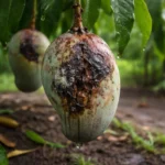 how to prevent fruit rot with damaged fruit visible on the plant