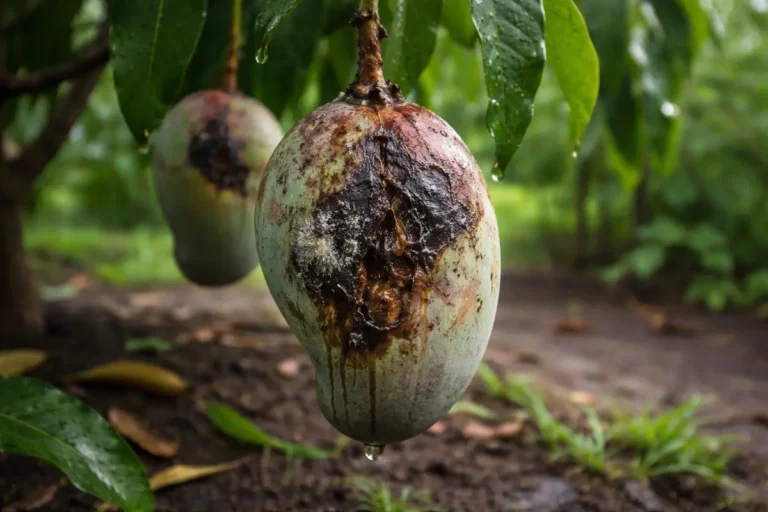 how to prevent fruit rot with damaged fruit visible on the plant