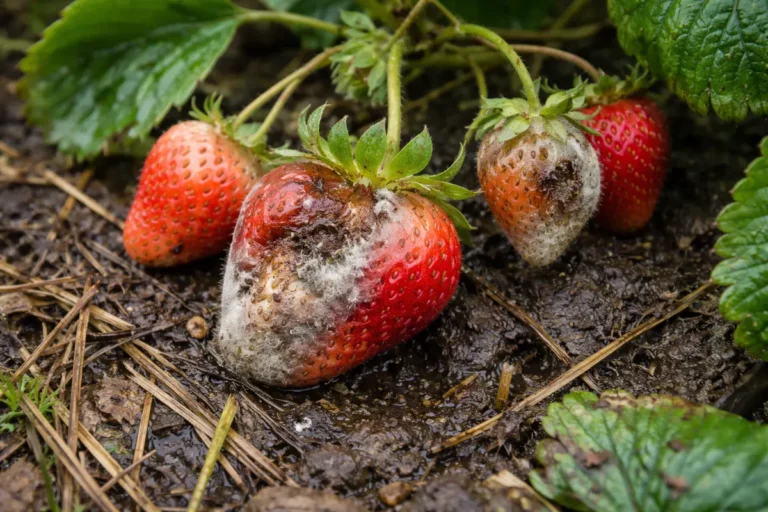 how to prevent fruit rot with damaged fruit visible on the plant