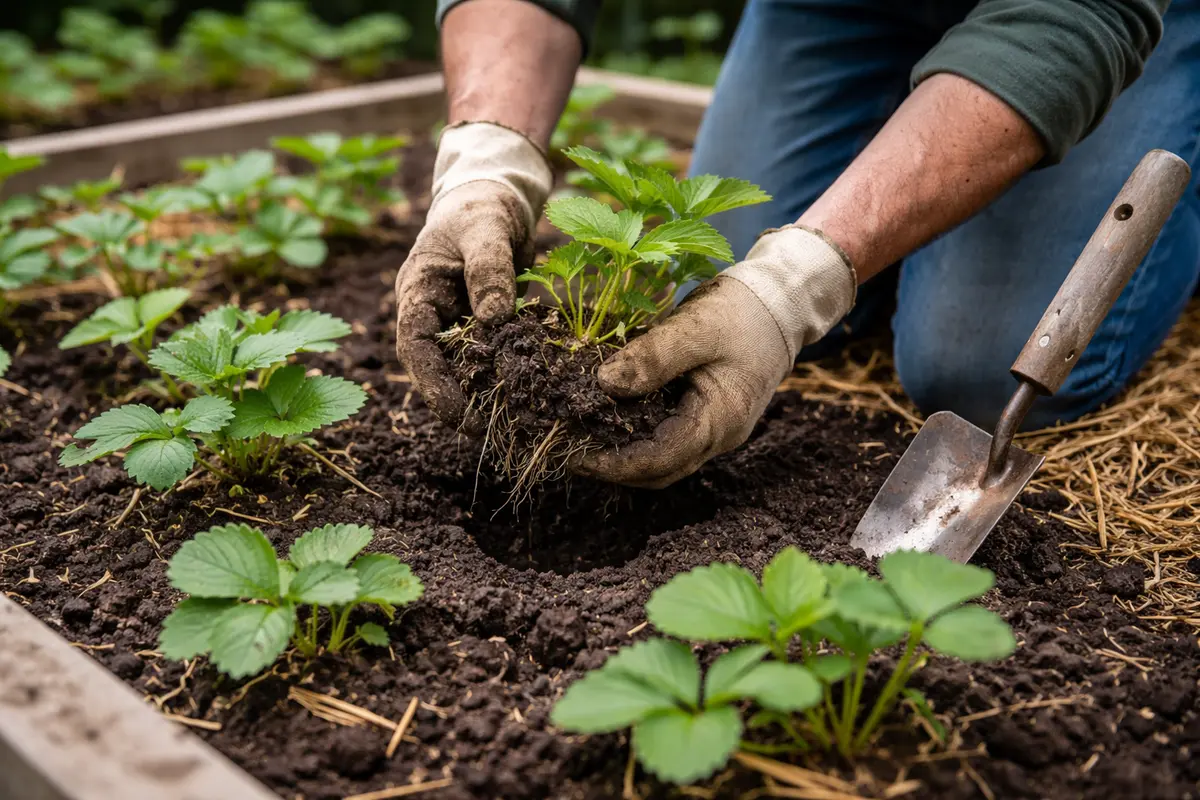how to prevent fruit rot in space strawberry plants for better airflow