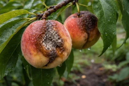 how to prevent fruit rot with damaged fruit visible on the plant
