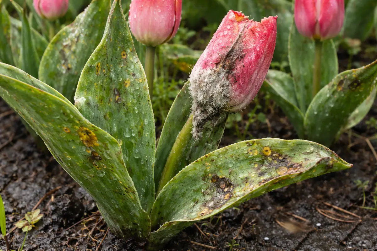 how to prevent fungal disease on with fungal patches visible on foliage