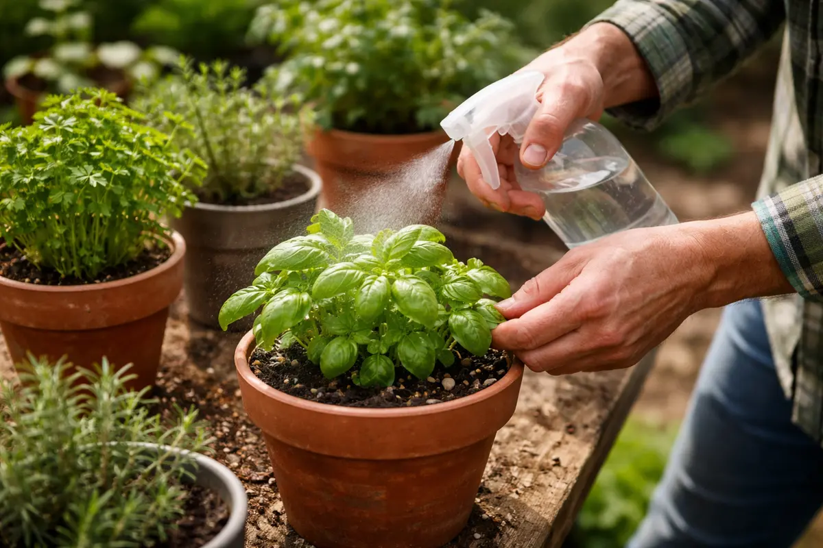 how to prevent fungal growth water indoor herbs sparingly to prevent mold