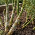 how to prevent fungal spots on with fungal patches visible on foliage
