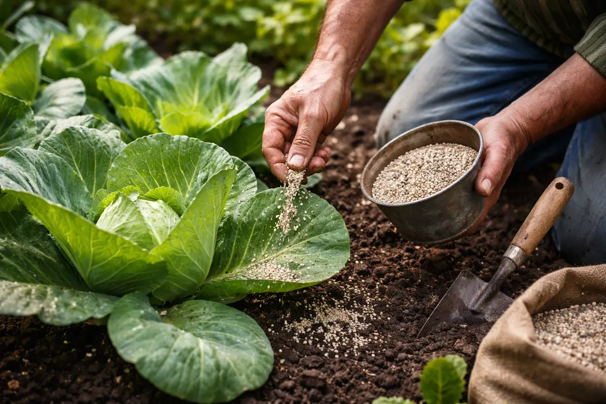 how to prevent fungal spots on boost cabbage growth with nutrient-rich fertilizer
