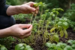 how to prevent leggy growth in with damaged foliage in outdoor soil