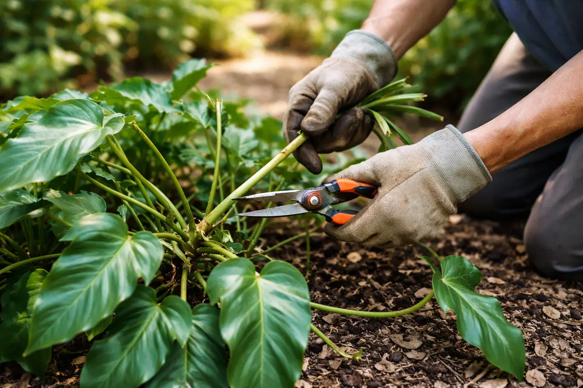 how to prevent leggy growth in philodendrons trim leggy philodendron stems immediately