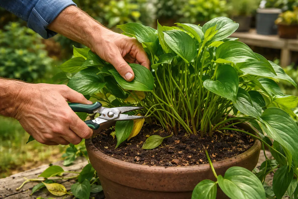 how to prevent mold on indoor plants increase air circulation around foliage