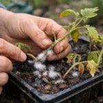 how to prevent mold on seedlings with damaged foliage in outdoor soil