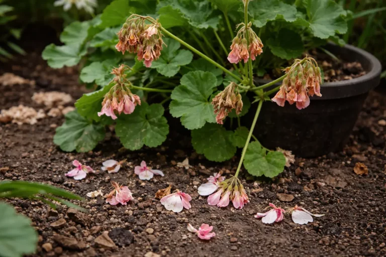 how to prevent poor flowering in with dropped blossoms around the stems