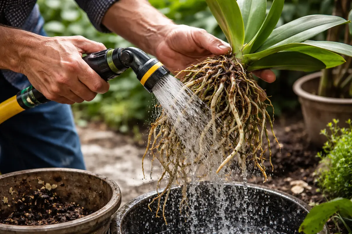 how to prevent root rot in hydrate orchid roots to aid recovery