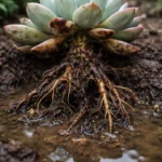 how to prevent root rot in with unhealthy roots showing in soil