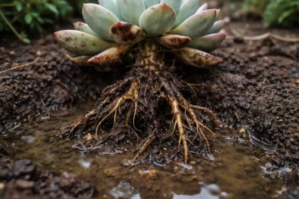 how to prevent root rot in with unhealthy roots showing in soil