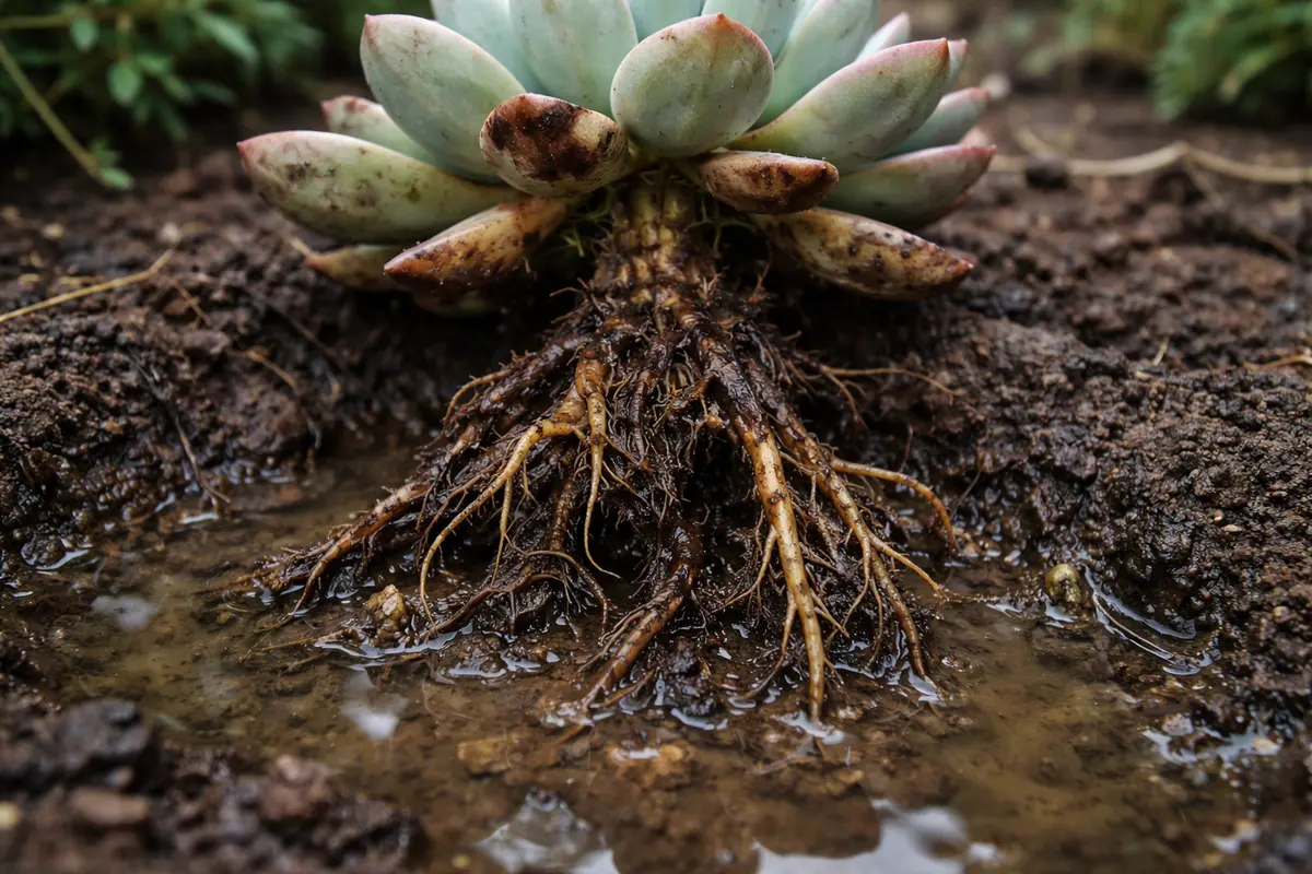 how to prevent root rot in with unhealthy roots showing in soil