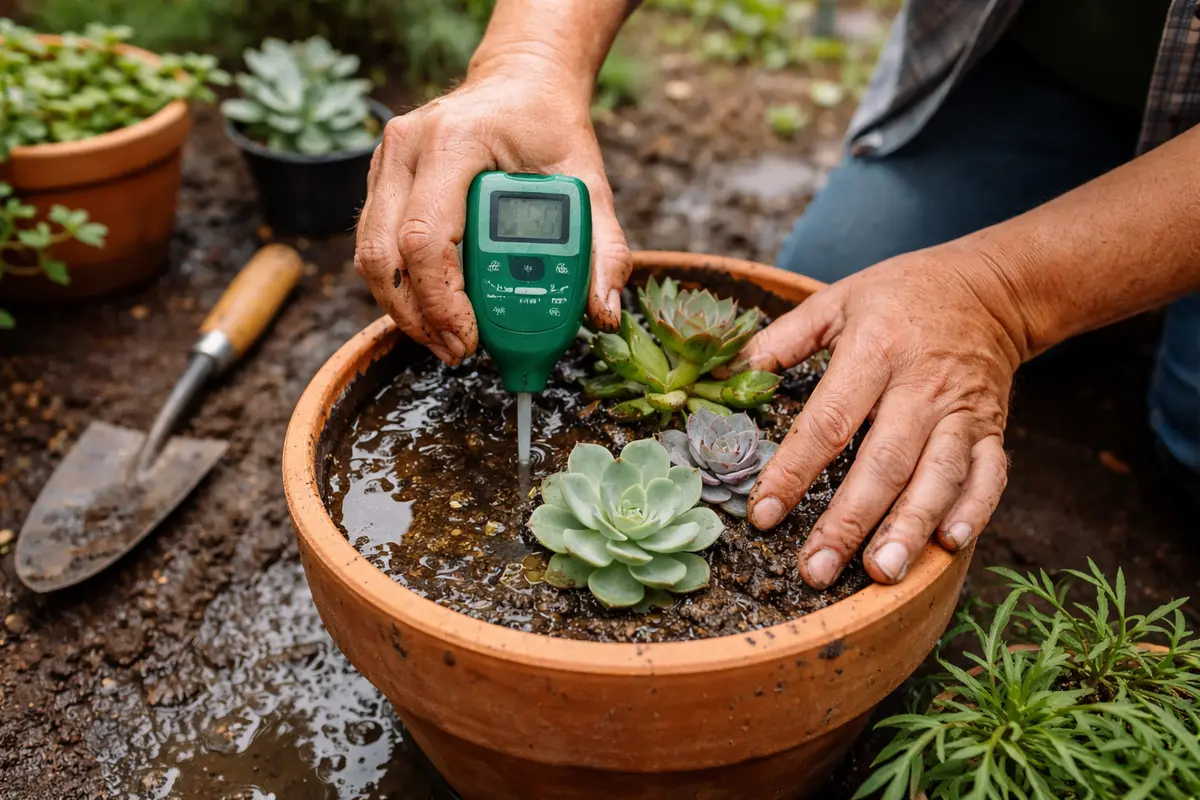 how to prevent root rot in test soil moisture before taking action