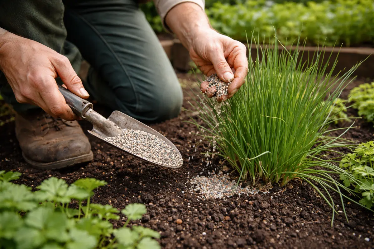 how to prevent stunted growth in chives revitalize chives with proper fertilizing