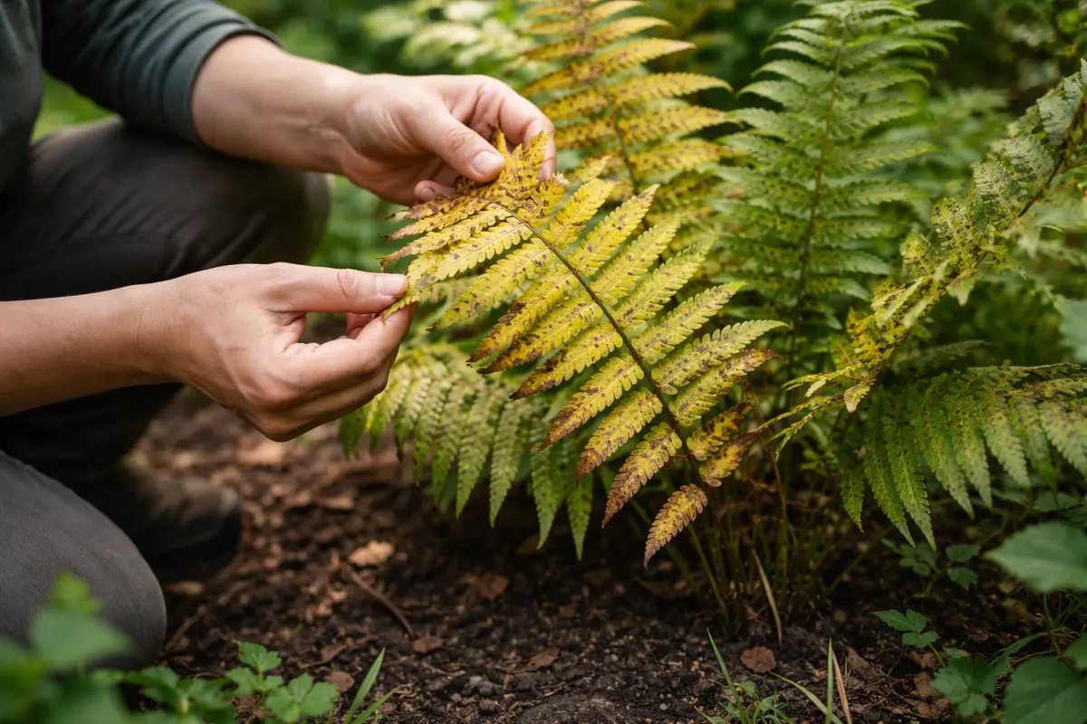 how to prevent yellowing leaves on with damaged foliage in outdoor soil