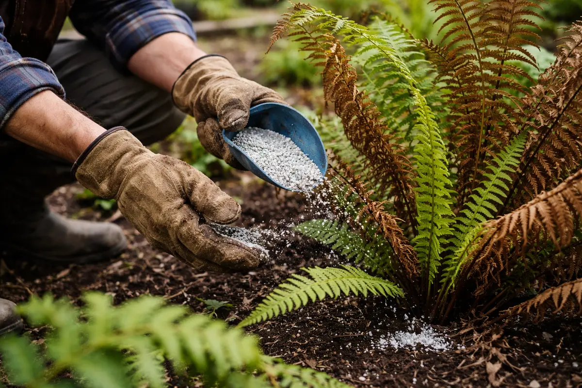 how to recover drooping ferns after frost revitalize ferns with appropriate fertilizer