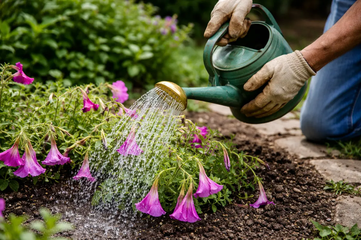 how to revive wilting petunias after revive wilted petunias with watering technique
