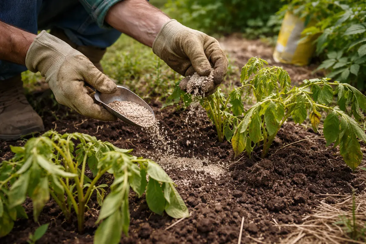 how to revive wilting potatoes after administer nutrients to revive potato plants