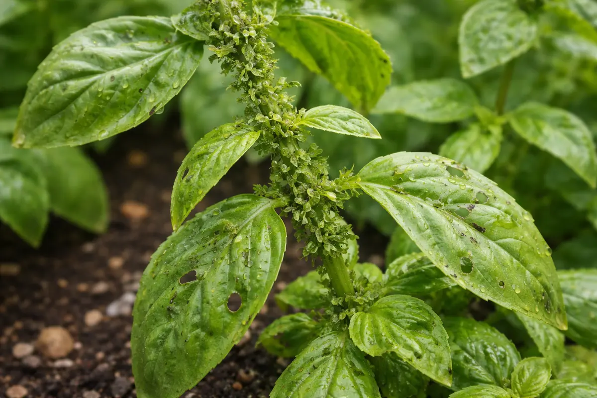 how to stop aphid infestations on with pest damage visible on leaves