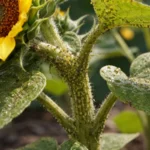 how to stop aphid infestations on with pest damage visible on leaves
