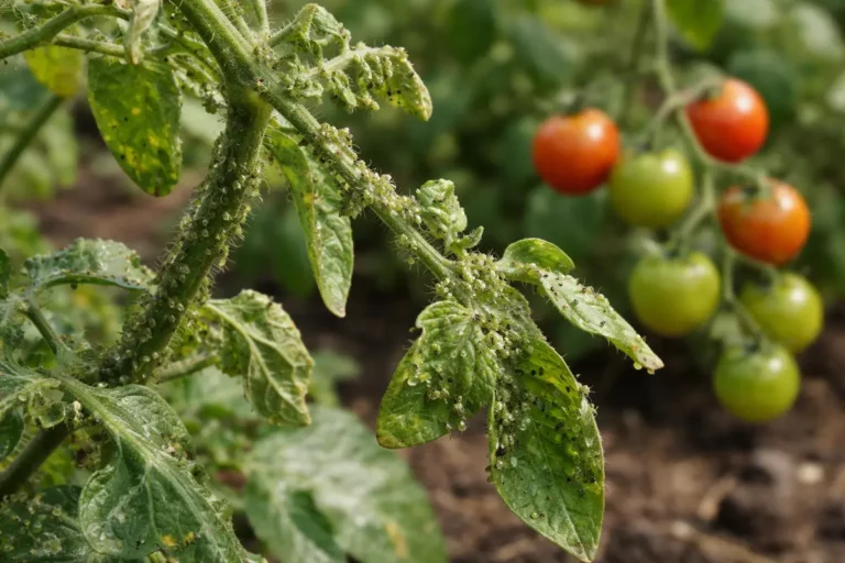 how to stop aphids on cherry with pest damage visible on leaves