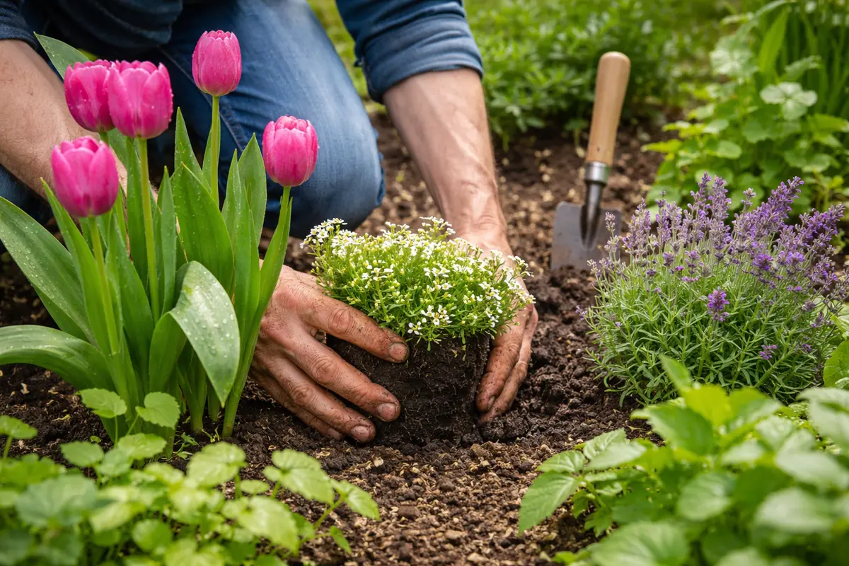 how to stop aphids on tulips during shield tulips with companion plants