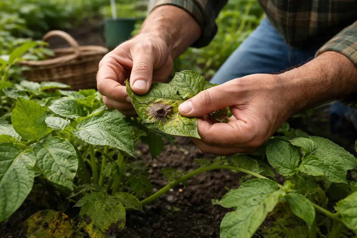 how to stop blight on inspect leaves for new blight signs weekly