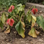 how to stop drooping growth on wilting visibly in real garden soil