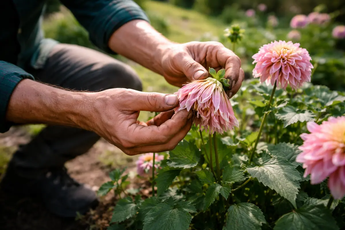 how to stop flower check dahlia petals for signs of new stress