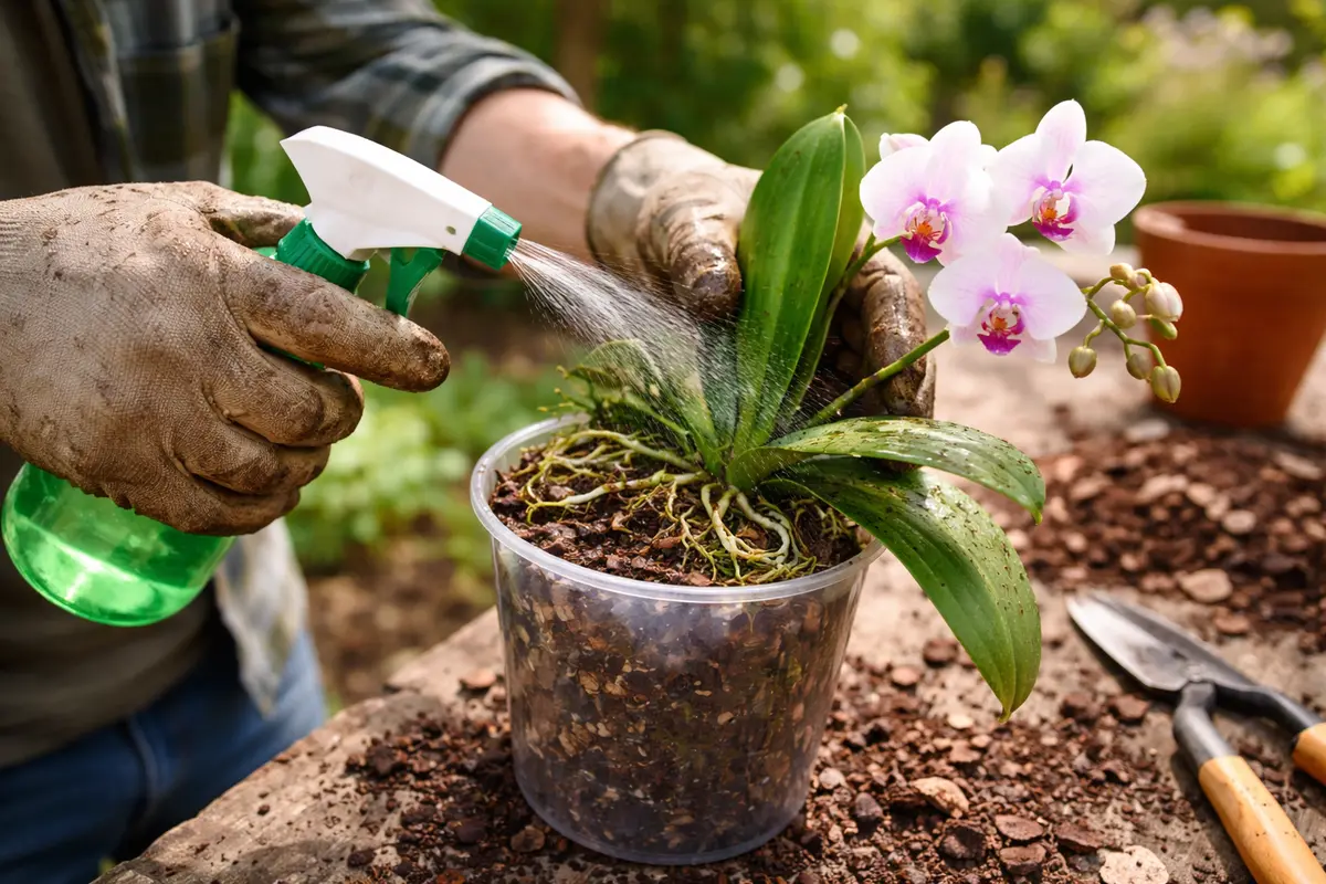 how to stop flowers dropping from orchids rehydrate orchid after repotting stress