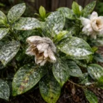 how to stop fungal infections on with fungal patches visible on foliage