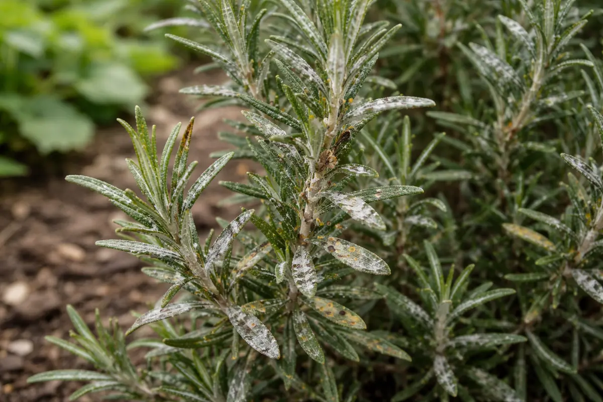 how to stop fungal spots on with fungal patches visible on foliage