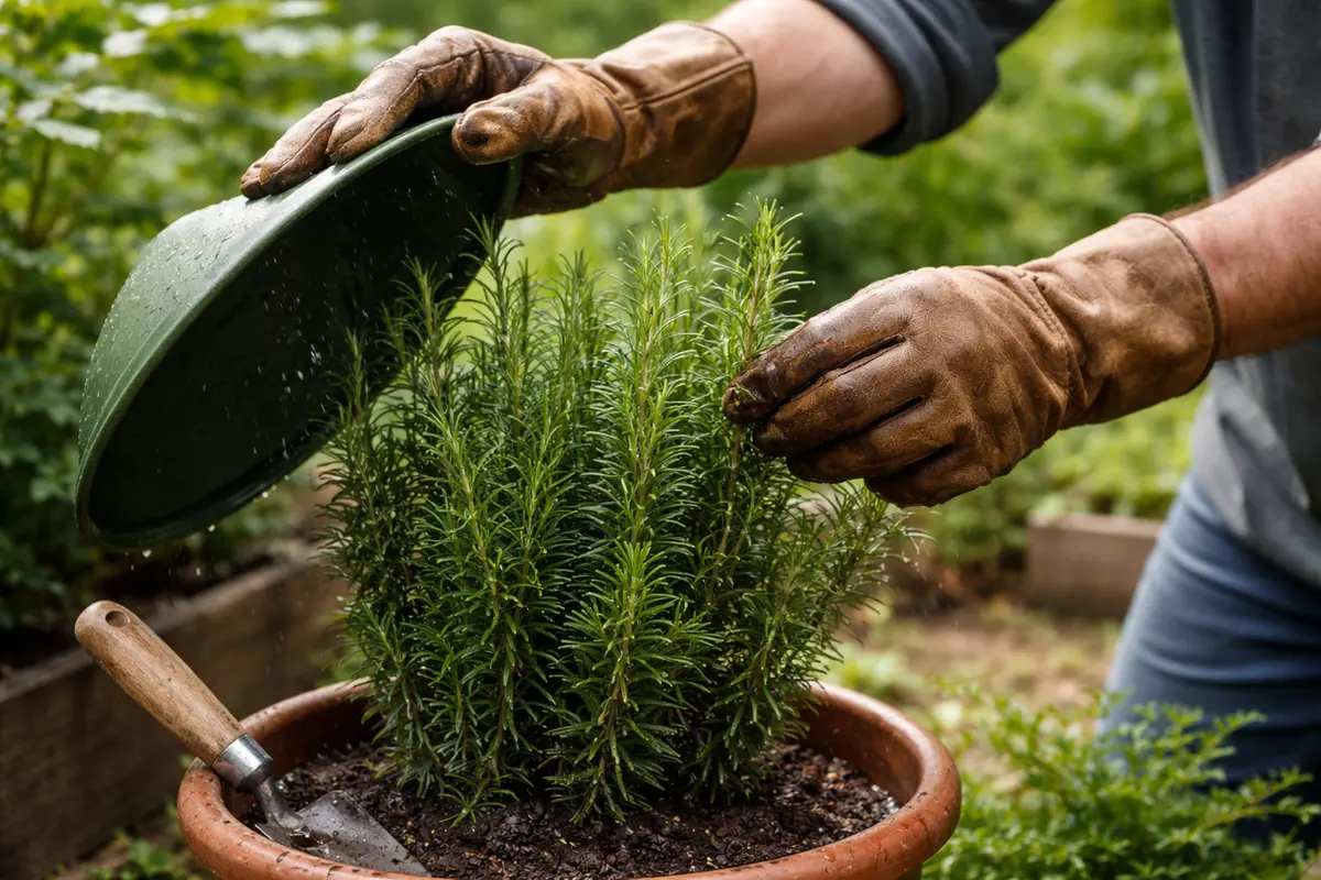how to stop fungal spots on rosemary shield rosemary from excess humidity