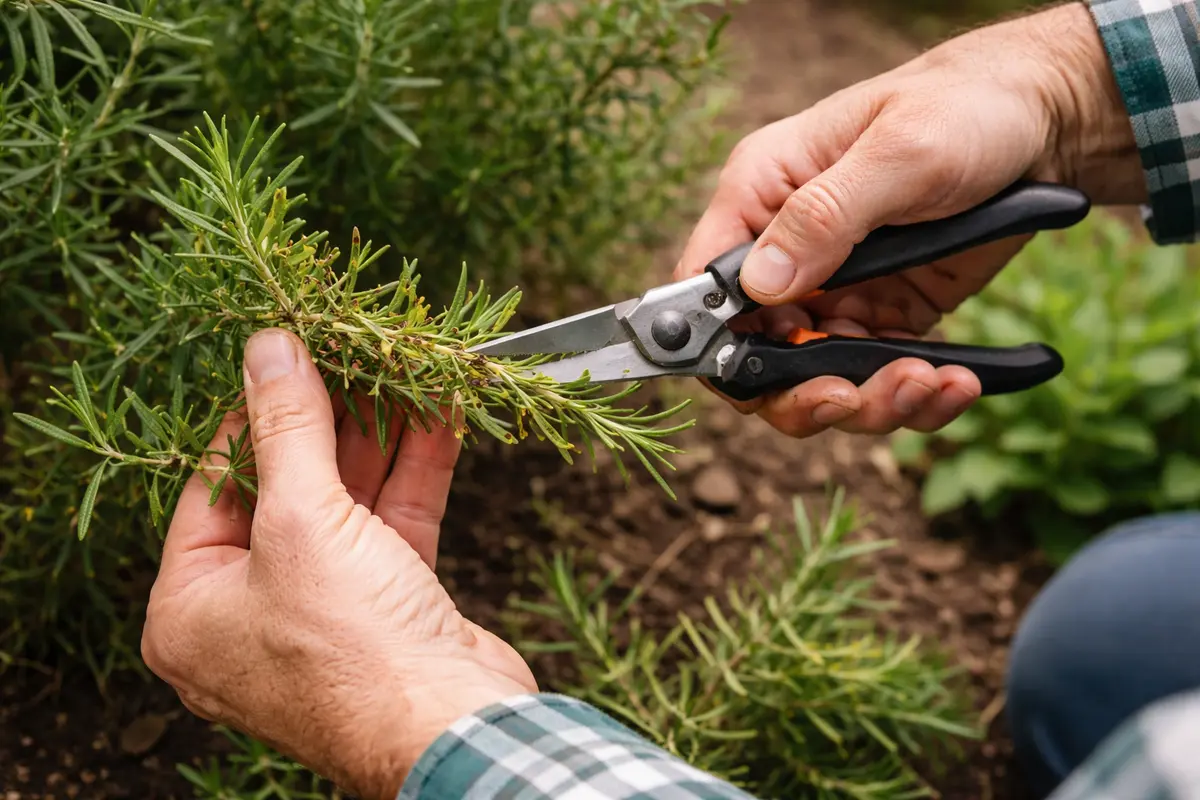 how to stop fungal spots on trim rosemary leaves with fungal spots