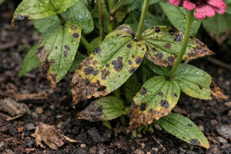 how to stop leaf spots with visible browning or spots on leaves