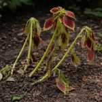 how to stop leggy growth in wilting visibly in real garden soil