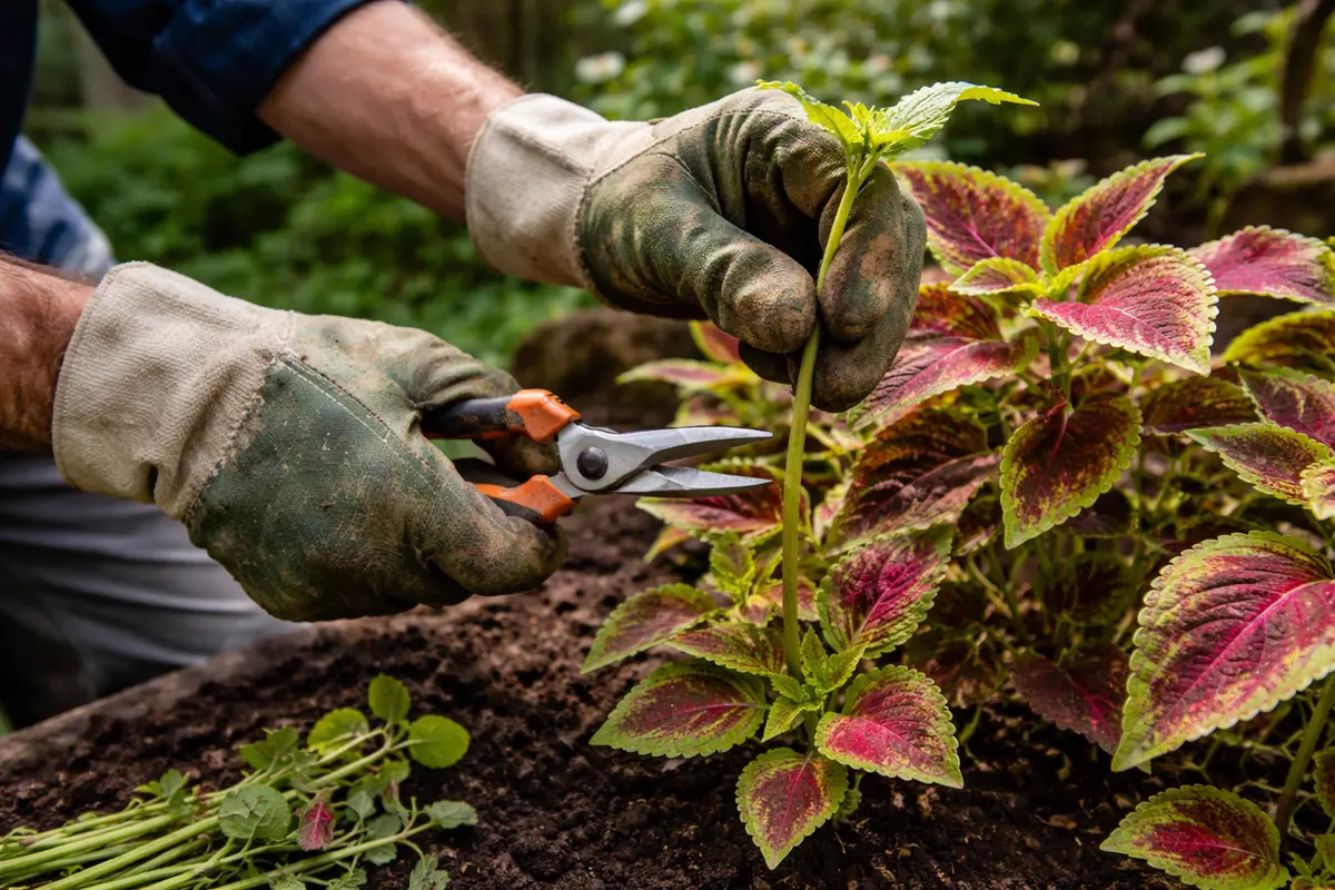 how to stop leggy growth in trim leggy coleus stems for health