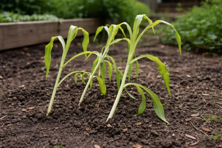 how to stop leggy growth in wilting visibly in real garden soil