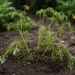 how to stop leggy growth in wilting visibly in real garden soil