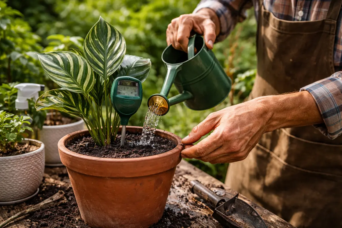 how to stop mold on houseplants during control moisture levels throughout summer